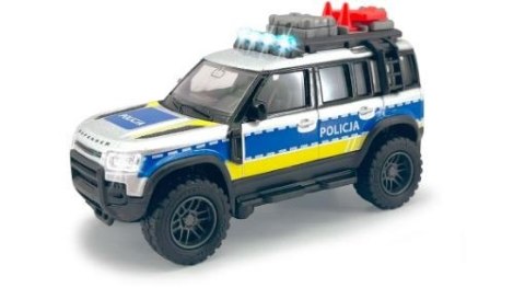 Pojazd Majorette Grand Land Rover policja 12,5 cm Majorette