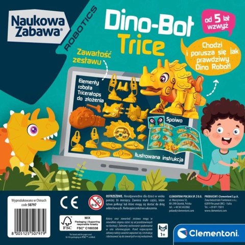 Zestaw konstrukcyjny Dinobot Triceratops Clementoni