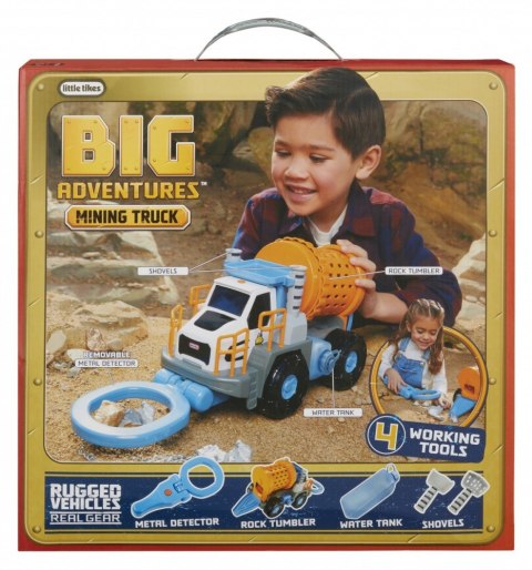 Ciężarówka górnicza Big Adventures zestaw Little Tikes