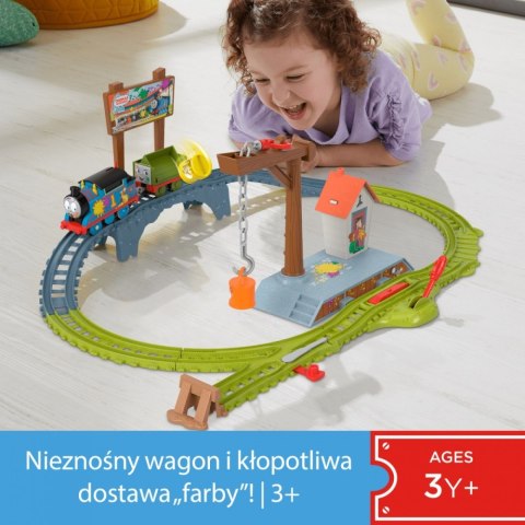 Kolejka Tomek i Przyjaciele Zestaw Dostawa Farby Fisher Price