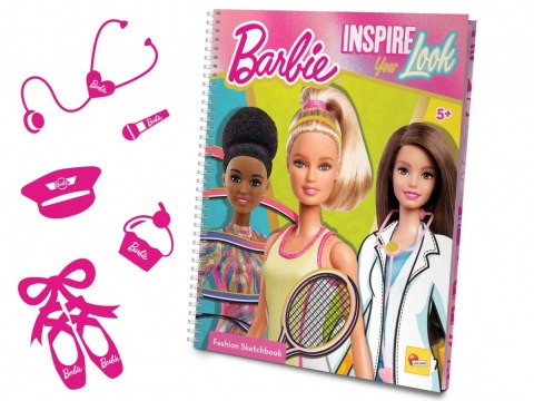 Szkicownik Barbie Sketch book Inspire Your Look Lisciani