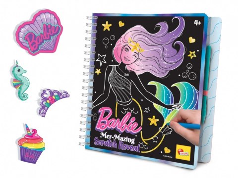 Zdrapywanka Sketch Book Mer - Mazing Scratch Reveal Barbie Lisciani