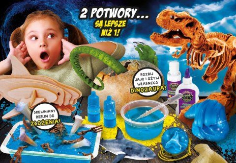 Zestaw edukacyjny Crazy Science - Rekiny i dinozaury Lisciani