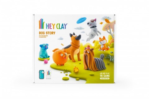 Masa Plastyczna Hey Clay Psy 15 puszek Tm Toys