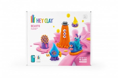 Masa Platyczna Hey Clay Bestie 15 puszek Tm Toys