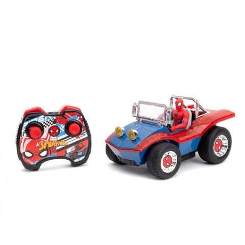 Pojazd RC Spider Man RC Buggy 1/24 z figurką JADA TOYS