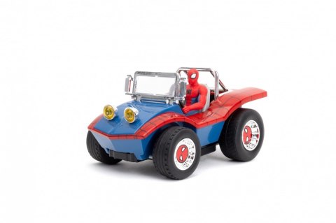 Pojazd RC Spider Man RC Buggy 1/24 z figurką JADA TOYS