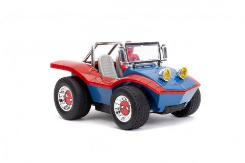 Pojazd RC Spider Man RC Buggy 1/24 z figurką JADA TOYS