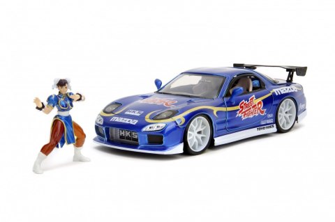 Pojazd Street Fighter 1993 Mazda RX7 1/24 JADA TOYS