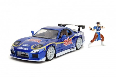 Pojazd Street Fighter 1993 Mazda RX7 1/24 JADA TOYS