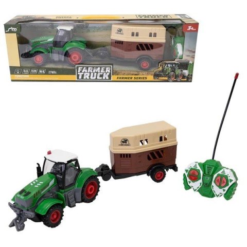 Traktor z przyczepą do przewożenia koni R/C ASKATO