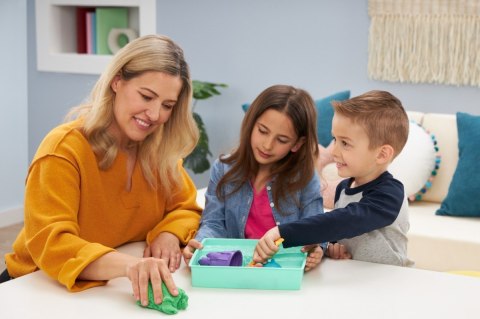 Zestaw KINETIC SAND - Piaskownica zielony Spin Master