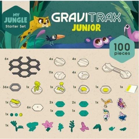 Gravitrax Junior Zestaw Startowy Dżungla Ravensburger Polska