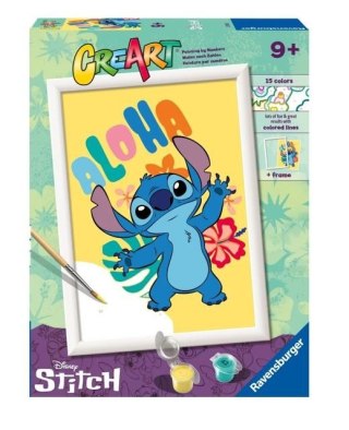 Obraz Malowanie po numerach CreArt dla dzieci Stitch Ravensburger Polska