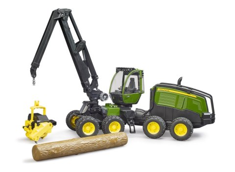 Harwester John Deere 1270G z konarem drzewa BRUDER