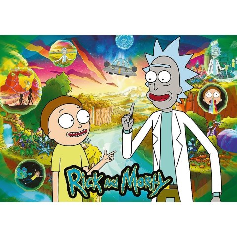 Puzzle 1000 elementów Premium Plus Rick i Morty Trefl