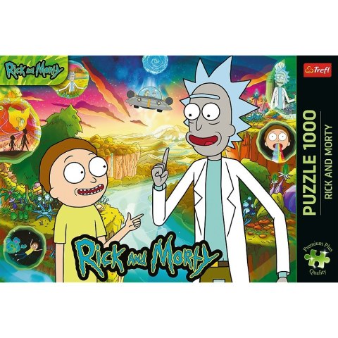 Puzzle 1000 elementów Premium Plus Rick i Morty Trefl