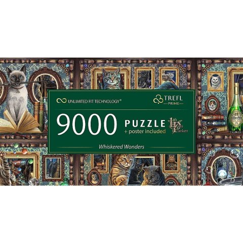 Puzzle 9000 elementów Whiskered Wonders Lisa Parker Trefl