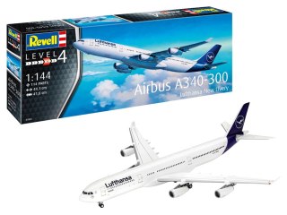 Model plastikowy A340-300 Lufthansa New Livery 1/144 Revell