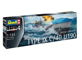 Model plastikowy German Submarine T.IX C/40 1/144 Revell