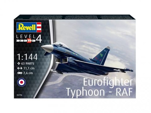 Model plastikowy Samolot Eurofighter Typhoon RAF 1/144 Revell