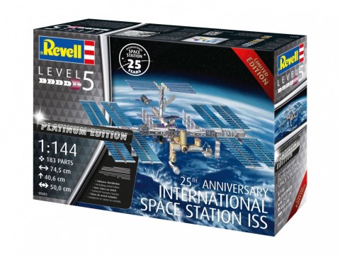 Model plastikowy Zestaw upominkowy 25 rocznica International Space Station ISS 1/144 Revell