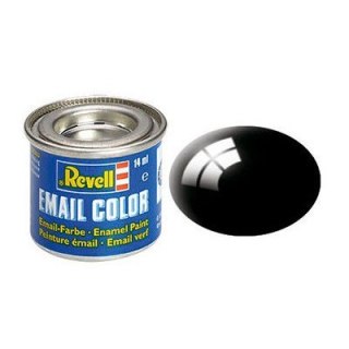 REVELL Email Color 07 Black Gloss 14ml Revell