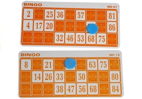 Gra Bingo Lotto MASZYNA LOSUJĄCA Edukacyjna LEAN Toys