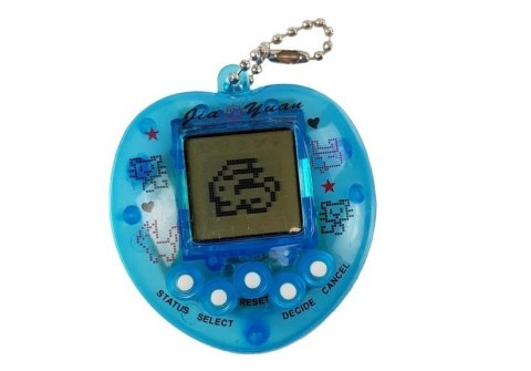 Gra Elektroniczna Tamagotchi Niebieska z krótkim łańcuszkiem LEAN Toys