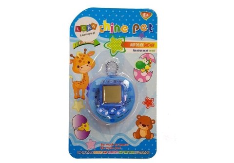 Gra Elektroniczna Tamagotchi Niebieska z krótkim łańcuszkiem LEAN Toys