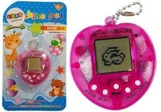 Gra Elektroniczna Tamagotchi Różowa z krótkim łańcuszkiem LEAN TOYS