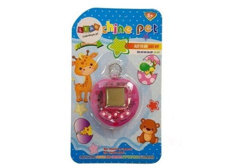 Gra Elektroniczna Tamagotchi Różowa z krótkim łańcuszkiem LEAN TOYS