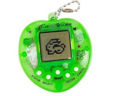 Gra Elektroniczna Tamagotchi Zielona z krótkim łańcuszkiem LEAN TOYS