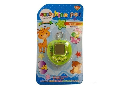 Gra Elektroniczna Tamagotchi Zielona z krótkim łańcuszkiem LEAN TOYS