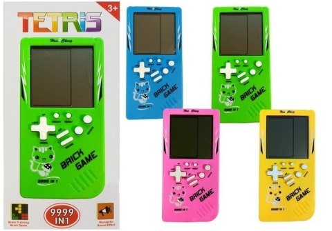 Gra Elektroniczna Tetris Brick Game Niebieska LEAN Toys