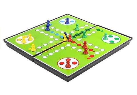 Gry 7w1 Zestaw Gier Planszowych Ludo Warcaby LEAN TOYS