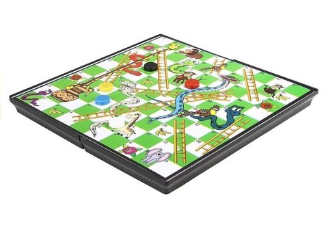 Gry 7w1 Zestaw Gier Planszowych Ludo Warcaby LEAN TOYS