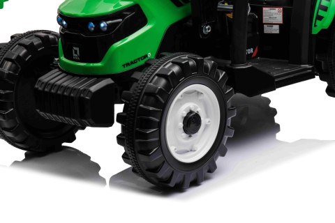 Pojazd MEGA Traktor D68 Z Przyczepką Zielony