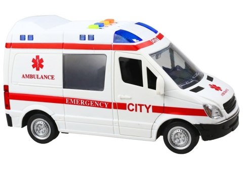 Auto Karetka Pogotowia Ambulans Efekty Gra Świeci LEAN Toys