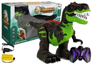 Dinozaur Tyranozaur Zdalnie Sterowany R/C Dźwięk Światła LEAN Toys