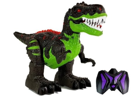 Dinozaur Tyranozaur Zdalnie Sterowany R/C Dźwięk Światła LEAN Toys