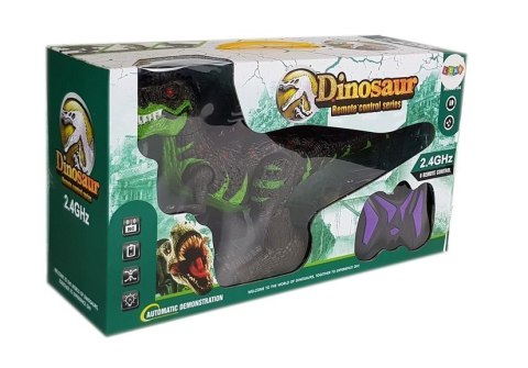 Dinozaur Tyranozaur Zdalnie Sterowany R/C Dźwięk Światła LEAN Toys