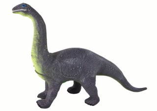 Duża Figurka Dinozaur Brachiozaur Dźwięk 33 cm Szary LEAN Toys