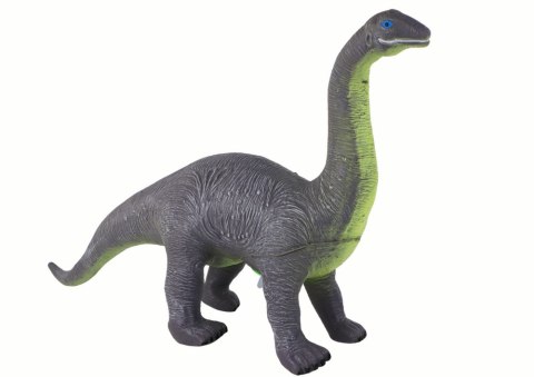 Duża Figurka Dinozaur Brachiozaur Dźwięk 33 cm Szary LEAN Toys