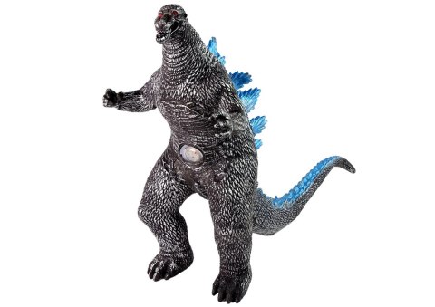 Duża Figurka Godzilla Szara Dinozaur Dźwięk 42cm LEAN Toys