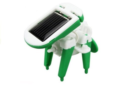 Edukacyjny Zestaw Robot Solarny Do Złożenia 6 w 1 Auto Wiatrak LEAN Toys