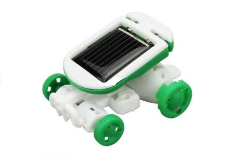 Edukacyjny Zestaw Robot Solarny Do Złożenia 6 w 1 Auto Wiatrak LEAN Toys