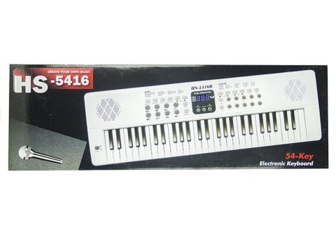 Elektryczne pianinko z mikrofonem USB LEAN Toys