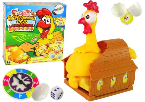 Gra Screaming Egg Kura Dla Całej Rodziny LEAN Toys