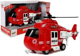 Helikopter Ratunkowy Straż Pożarna 1:16 Hak Dźwięk Światła LEAN Toys